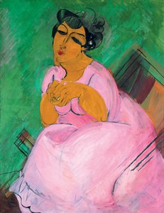 Die Dame in Pink von Raoul Dufy