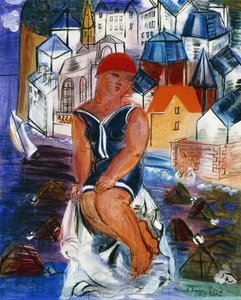 Die kleine Badende in Saint-Adresse von Raoul Dufy