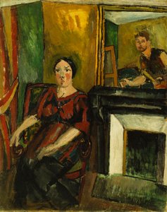 Der Maler und sein Modell von Raoul Dufy