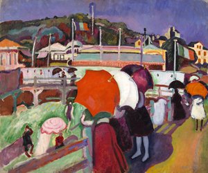 Die drei Regenschirme von Raoul Dufy