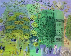 Die Allee des Bois de Boulogne, Paris