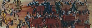 Das Orchester, von Raoul Dufy. Frankreich, 20. Jahrhundert.