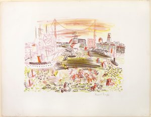 Blick auf Marseille (Der Hafen)