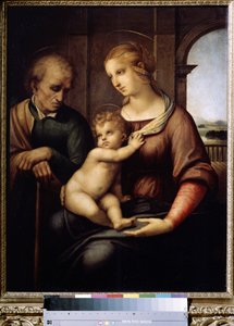 Die Heilige Familie mit dem bartlosen Josef