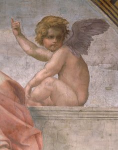 Putto, der den Glauben darstellt (Detail)