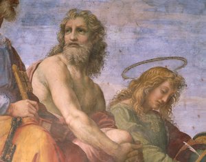 Adam und Johannes der Evangelist (Detail)