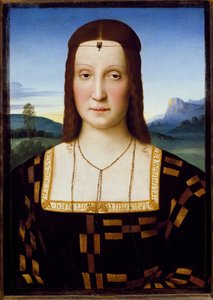 Porträt von Elisabetta Gonzaga, ca. 1504-1505 von Raphael