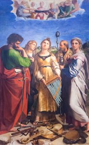 Die Ekstase der Heiligen Cäcilia von Raphael (1483 1520)