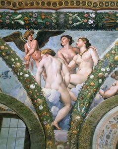 Cupid und die drei Grazien