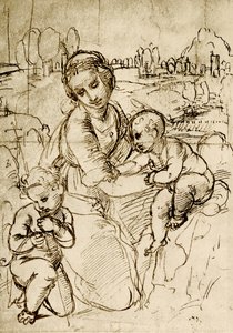 Madonna und Kind mit St. Johannes