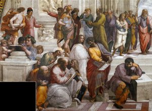 Die Schule von Athen (Detail)