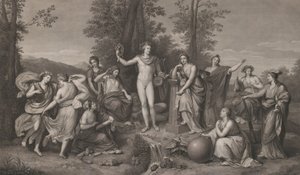 Apollo und die Musen auf dem Parnass, 1784