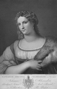 La Fornarina, ca. 1814 von Raphael Morghen