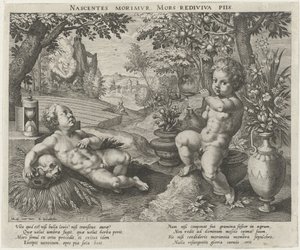 Allegorie der Vergänglichkeit von Raphaël Sadeler (I)