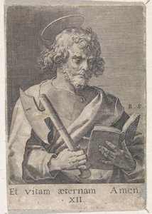 Apostel Matthias von Raphaël Sadeler (I)
