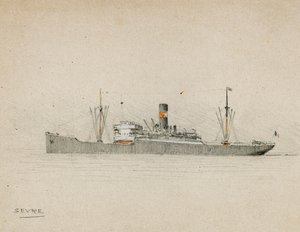 Fracht auf der Gironde-Mündung