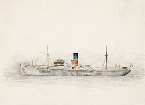 Fracht auf der Gironde-Mündung