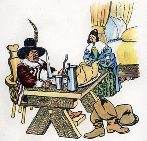 "Le Petit Poucet" Illustration für die Märchen von Charles Perrault, ca. 1920