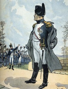 Porträt von Kaiser Napoleon I (1769-1821) Rückkehr aus dem Exil nach Elba