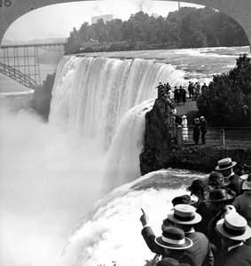 Niagara-Fälle von Goat Island, New York, USA