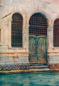 Ein Renaissance-Türrahmen, Venedig von Reginald Barratt