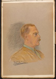 Porträt eines britischen Offiziers, Juli 1915 (Zeichnung)