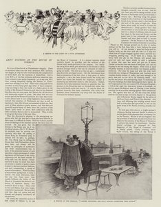 Damenbesucher im House of Commons von Reginald Thomas Cleaver