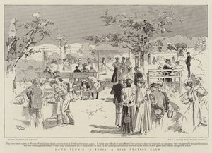Rasen-Tennis in Indien, ein Hill Station Club von Reginald Thomas Cleaver