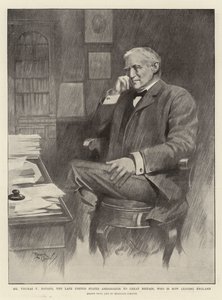 Mr. Thomas F. Bayard, der verstorbene Botschafter der Vereinigten Staaten in Großbritannien, der nun England verlässt von Reginald Thomas Cleaver