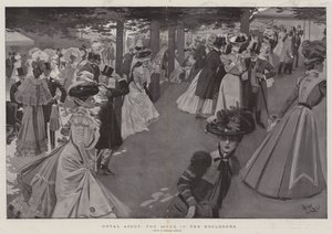 Royal Ascot, die Szene im Gehege von Reginald Thomas Cleaver
