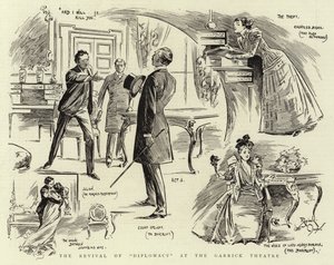 Die Wiederaufnahme von "Diplomatie" im Garrick Theatre von Reginald Thomas Cleaver
