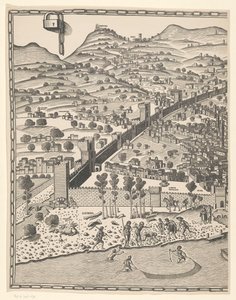 Ansicht von Florenz (linker Teil)