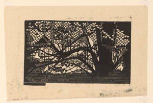 Baum mit herzförmigen Blättern von Reijer Stolk (signed by artist)