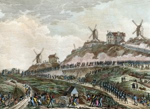 Kanonen nach Montmartre gebracht