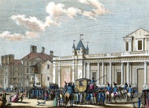 Die königliche Familie im Tempel
