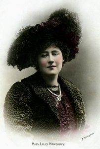 Lily Hanbury 1874-1908, englische Schauspielerin, frühes 20. Jahrhundert