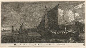Die Nachtboote nach Den Haag, Delft und Amsterdam