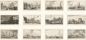 Verschiedene Schiffe und Ansichten von Amsterdam: Teil III von Reinier Nooms, called Zeeman