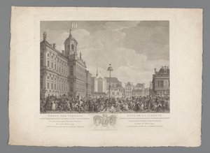 Fest der Freiheit auf dem Dam in Amsterdam, 4. März 1795