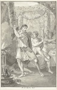 Lucius Aemilius Sejanus rettet das Leben von Tiberius