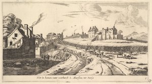 Eingang zum Vorort Saint Marceau bei Paris, 17. Jahrhundert