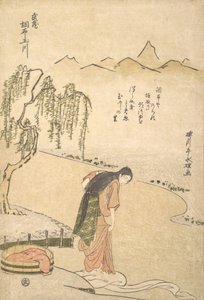 Chofu Tamagawa, Provinz Musashi, ca. 1791 von Rekisentei Eiri