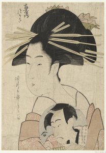 Die Kurtisane Tsukasa aus dem Ogiya-Haus