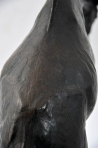 Große Giraffe mit gesenktem Kopf, modelliert 1909-10, gegossen vor 1913