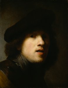 Selbstporträt, ca. 1629 von Rembrandt Harmensz. van Rijn