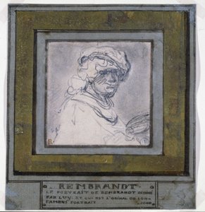 Selbstporträt von Rembrandt van Rijn