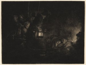 Die Anbetung der Hirten: Ein Nachtstück, ca. 1657