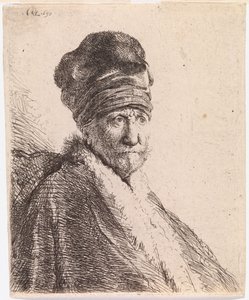 Ein Mann mit Turban (Rembrandts Vater)