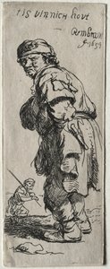 Ein Bauer ruft: Es ist sehr kalt, 1634 von Rembrandt van Rijn