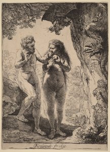 Adam und Eva von Rembrandt van Rijn